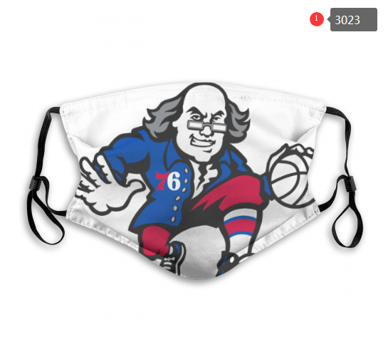 NBA Philadelphia 76ers #2 Dust mask with filter-0